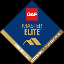 GAF Master Elite Residential Roofing Contractor badge